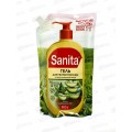 САНИТА гель для посуды Алоэ и зеленый чай 900г дой-пак *6 Акция САНИТА гель для посуды Алоэ и зеленый чай 900г дой-пак *6 Акция