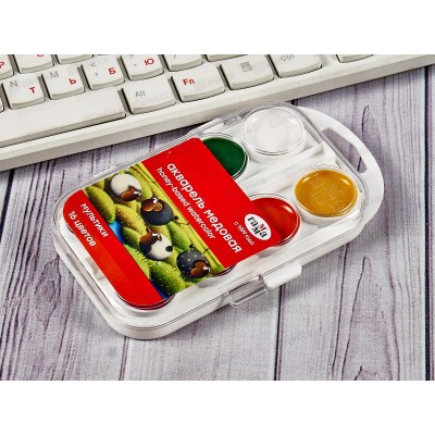 Акварель ГАММА Мультики 16цв п/у б/к, 211046_16 *16 Акварель ГАММА Мультики 16цв п/у б/к, 211046_16 *16