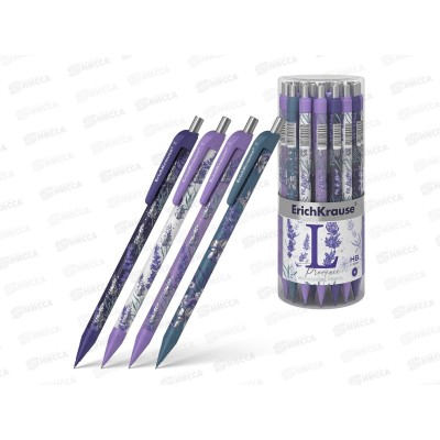 Карандаш автоматический EK 0.5мм, Lavender, ассортимент, 56957 *24/144