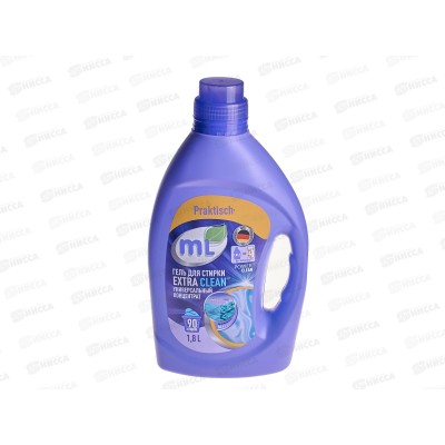 ML гель для стирки Extra Clean универсальный концентрат 1,8л *6