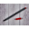 Ручка капиллярная Basic 0.4 красная,36-0009*50