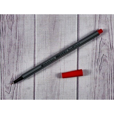 Ручка капиллярная Basic 0.4 красная,36-0009*50