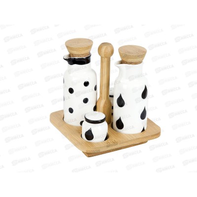 Набор Специи Bianco&Nero 16,5*16,5*18,5 2631097 *8 Набор Специи Bianco&Nero 16,5*16,5*18,5 2631097 *8