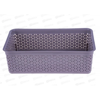 Корзина 2,25л "Wenge" 257*158*80мм серый 221305635/04 *10 Корзина 2,25л "Wenge" 257*158*80мм серый 221305635/04 *10