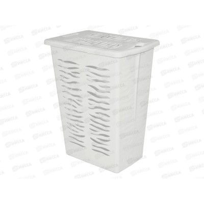 Корзина 30л для белья &quotRambai&quot 377*261*492мм светло-серый 221306821/03