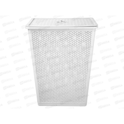 Корзина 48л для белья &quotWenge&quot 427*295*562мм светло-серый 221307021/03