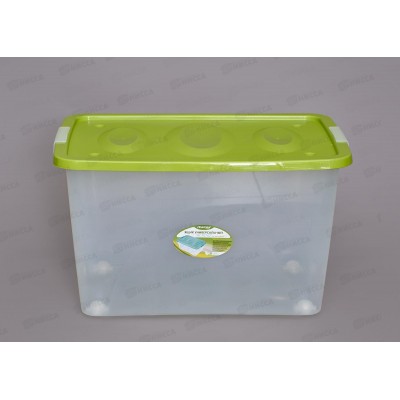 Ящик универсальный  "Астело" 600*400*360мм на колесиках С666Оливковый *4 Ящик универсальный  "Астело" 600*400*360мм на колесиках С666Оливковый *4