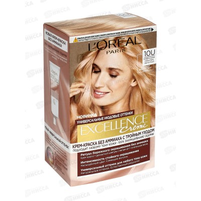 L`oreal Excell Univ Nudes 10U *6