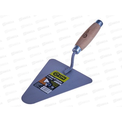 Кельма бетонщика (треугольник) порошковая окраска, усиленная деревянная ручка, метал.колпачок, 330*150мм, ON Кельма бетонщика (треугольник) порошковая окраска, усиленная деревянная ручка, метал.колпачок, 330*150мм, ON