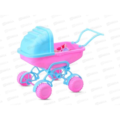 Колясочка для пупса "Милая", 87130 КНОПА *6 Пл Колясочка для пупса "Милая", 87130 КНОПА *6 Пл