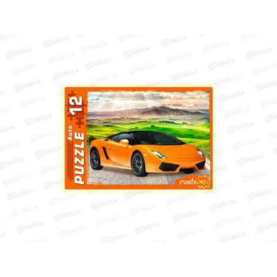 ПАЗЛЫ 12 элементов Крутые автомобили, П12-1555 *32