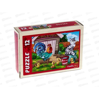 ПАЗЛ 12 элементов Ферма, П12-5640 *32 ПАЗЛ 12 элементов Ферма, П12-5640 *32