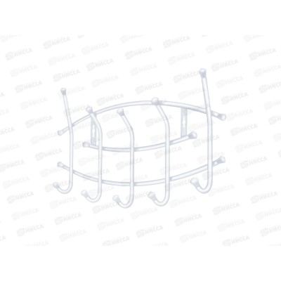 Вешалка настенная Ника-Премиум 3 ВНП3