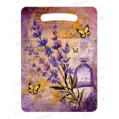 Доска разделочная  дерево &quotЛаванда&quot  Ф-14 *22