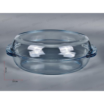 Посуда для СВЧ Утятница овальная с крышкой 1,7л  59062   (для запекания)