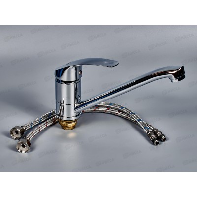 Смеситель для кухни с гайкой Е49021 Смеситель для кухни с гайкой Е49021
