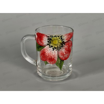 Кружка 200мл 335-Д Живая природа, Китайская роза