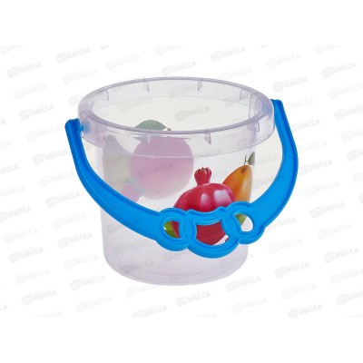 Ведро "Мечта" прозрачное 0,8л, 01288 *150 Ведро "Мечта" прозрачное 0,8л, 01288 *150