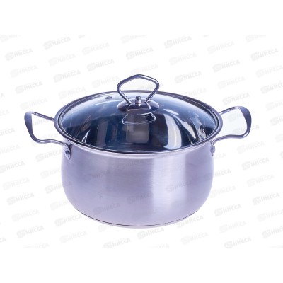 Кастрюля 2,2л крышка SA-P2018 нержавеющая сталь
