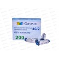 Нитки "Gamma" (полиэстер) №346 темно-серый 183м 200 я 40/2 *10 Нитки "Gamma" (полиэстер) №346 темно-серый 183м 200 я 40/2 *10