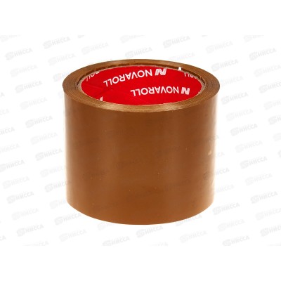 Скотч 75*66м коричневый НОВА РОЛЛ 203 40мкм, 0120-395X *4/24