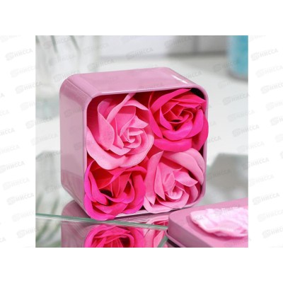 Набор подарочный &quotРозы&quot 4 мыльных лепестка 6962291