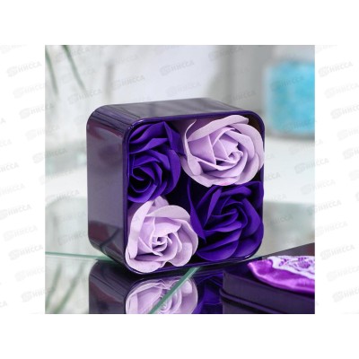Набор подарочный &quotРозы&quot 4 мыльных лепестка 6962293