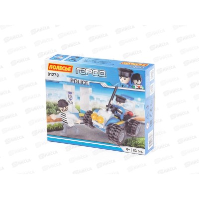 Конструктор &quotКлассик&quot Город Полиция-5  83 элемента в коробке 81278 *1