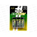 Батарейка ТРОФИ LR6 ENERGY Alkaline, 4BL *4/40/720