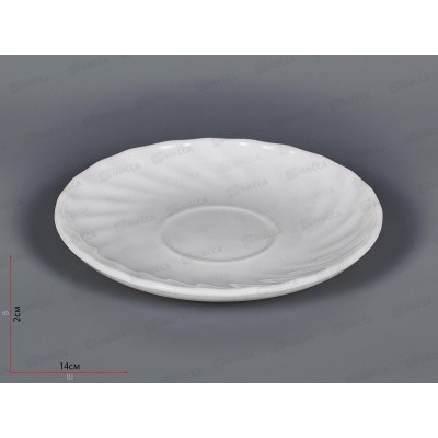 Блюдце чайное 140мм Белье 1039050
