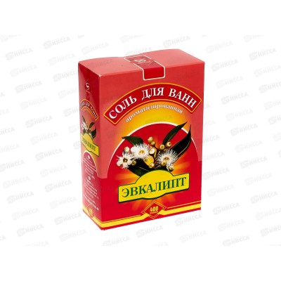 Соль для ванн 400г Эвкалипт *32 Б Соль для ванн 400г Эвкалипт *32 Б