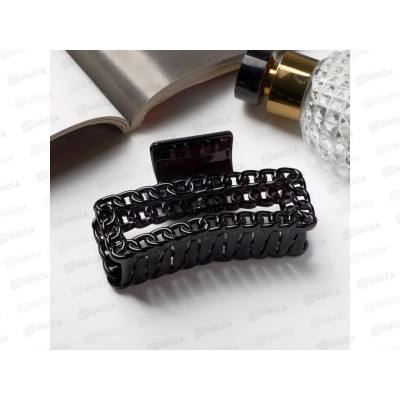 Краб  для волос &quotИзабель&quot прямой 9см черный 7862179 *12