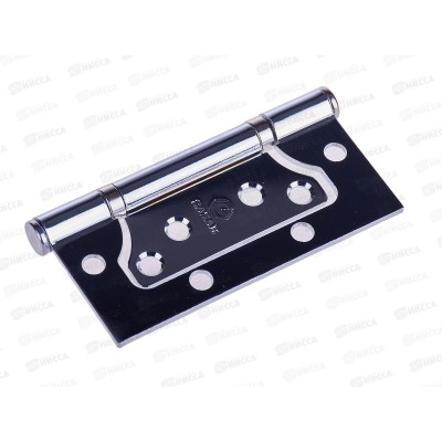 Петля без врезки 100*75*2,5 СР хром 2BB Сазар *2 Петля без врезки 100*75*2,5 СР хром 2BB Сазар *2