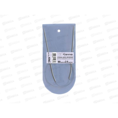 Спицы &quotGamma&quot круговые KNC алюминий d 2.5 мм 80см 1шт с покрытием