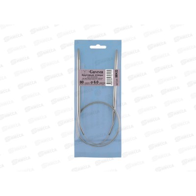 Спицы &quotGamma&quot круговые MKG сталь d 6.0 мм 80см 1шт с металл. леской