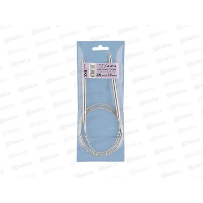 Спицы "Gamma" круговые MKX сталь d 7.0 мм 200см 1шт с металл. леской Спицы "Gamma" круговые MKX сталь d 7.0 мм 200см 1шт с металл. леской