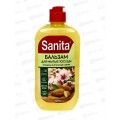 САНИТА бальзам для посуды Pure Миндаль и японская сакура 450 *10