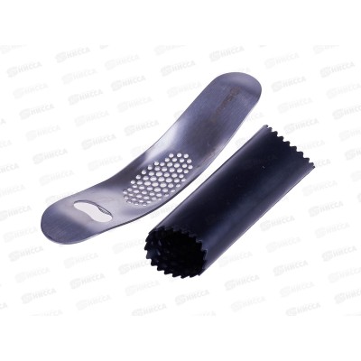 Пресс для чеснока SA-G02 нержавеющая сталь+открывалка,ролик Пресс для чеснока SA-G02 нержавеющая сталь+открывалка,ролик