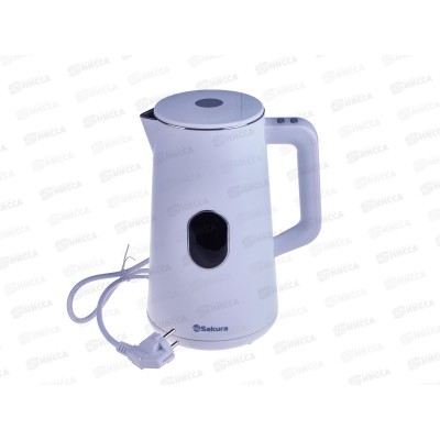 Чайник электрический SA-2171W 1,5л белый премиум