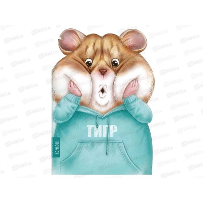 Тетрадь 40л кл. ФЕН Испуганный хомяк,62327*25