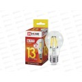 Лампа светодиодная IN HOME LED-A60-deco 13Вт E27 3000К 1370Лм *50