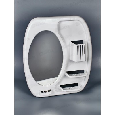 Полка для ванной "Аква" белый М7731 *8 Полка для ванной "Аква" белый М7731 *8