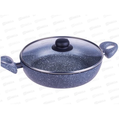 Жаровня Stone Pan ST-041 d-260 крышка стекло *4