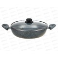 Жаровня Stone Pan ST-042 d-280 крышка стекло *4