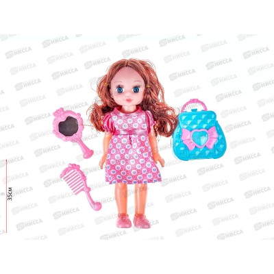 Кукла "Милуша" 35см, с сумкой и аксессуарами 22200005 коробка 27*36*8,5 Кукла "Милуша" 35см, с сумкой и аксессуарами 22200005 коробка 27*36*8,5