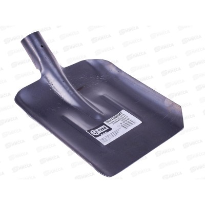 Лопата совковая 235*345мм, рел. сталь, с ребр.жестк.б/ч тулейка d40  *10