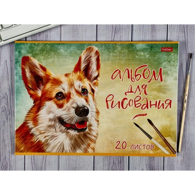 Альбом для рисования 20л Hatber Наши верные друзья,079718 *12/60