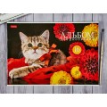 Альбом для рисования 16л Hatber На мягких лапах,079715*14/70 Альбом для рисования 16л Hatber На мягких лапах,079715*14/70