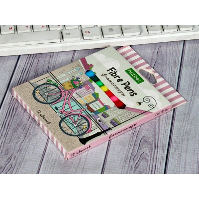 Фломастеры 12 цветов Hatber Прогулка,077629 *12/192 Фломастеры 12 цветов Hatber Прогулка,077629 *12/192