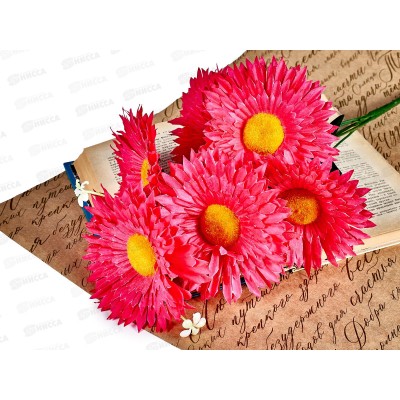 Букет маргаритки 6голов 50см микс 42497 *2/20